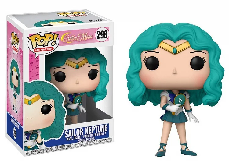 FUNKO POP! Сейлор Мун и луна Чиби Плутон Уран Нептун виниловая Модель Фигурки игрушки