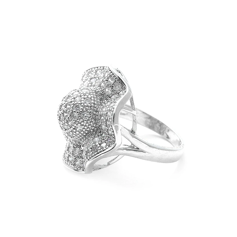 Роскошные женские свадебные комплекты ювелирных изделий для женщин белый