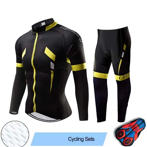 Cycling Set Uhtxhu, осень-весна, набор для велоспорта, одежда для велоспорта, набор для велоспорта, мужские майки для велоспорта, наборы для велоспорта - Цвет: Cycling Set