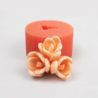 flower shape mold molly flowers forms for candle soap mould fondant cake handmade 3d bloom diy tools cupcake candy wedding cake