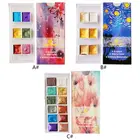 Набор акварельных красок ручной работы, 612 цветов, металлик, золото, акварела