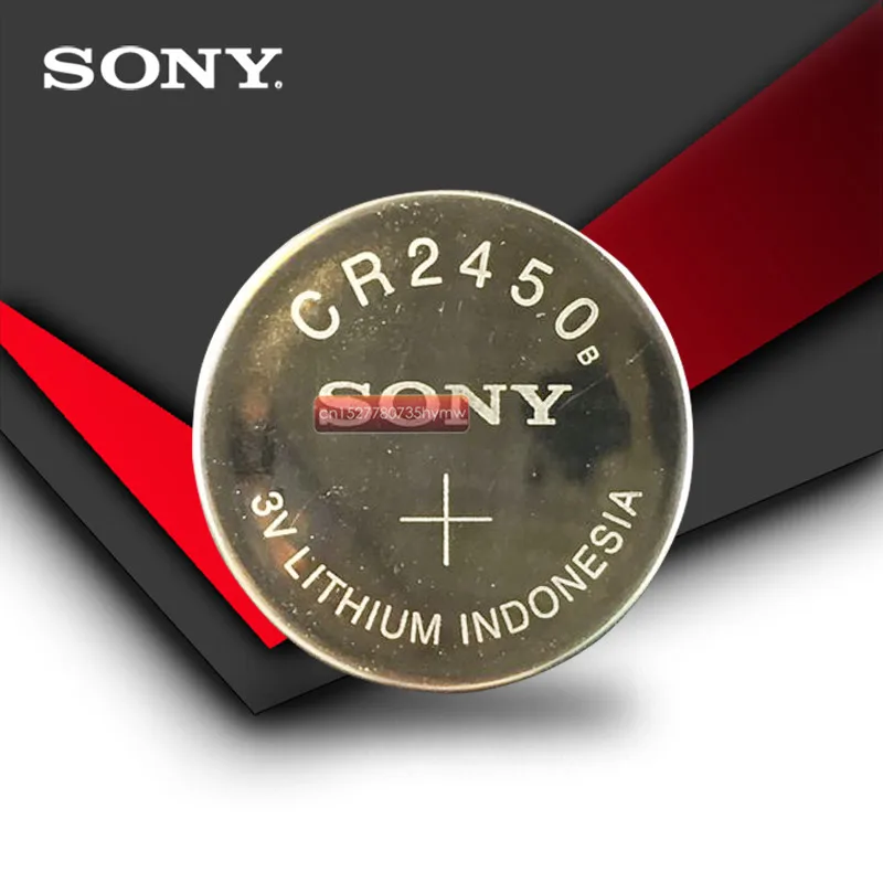 2 шт./лот sony CR2450 CR 2450 3V литиевой часы информационные Брелоки для ключей Батарея батарейки для часы swatch для автомобиля LEXUS Contro