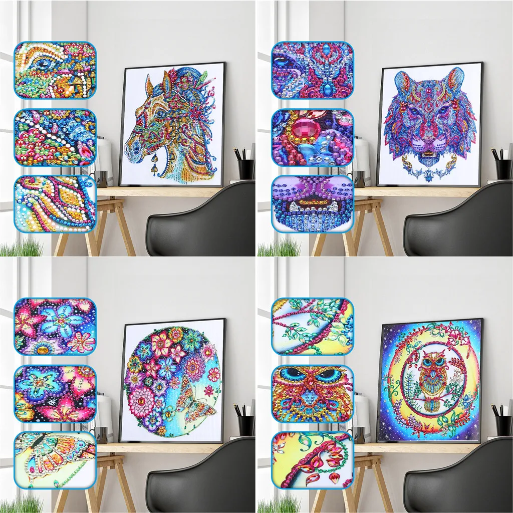 Алмазная живопись особой формы сделай сам Набор для вышивки крестиком 5D с