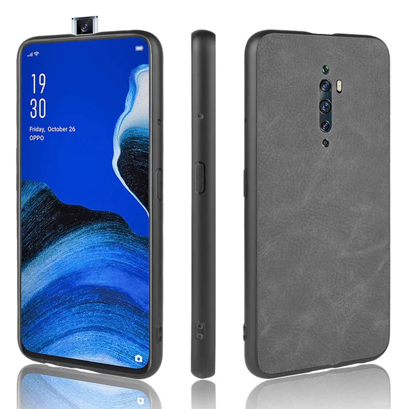 Высококачественный защитный чехол для OPPO Рено 2Z 6 53 дюйма Жесткий Роскошный PU