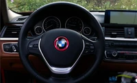 yimaautotrims auto steering wheel ring cover trim 1 piece fit for bmw 1 series 3 series 5 series 3 color metal