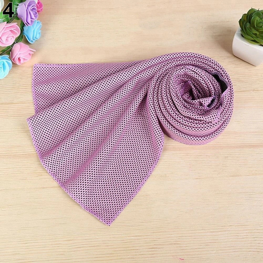 New Sports Ice Towel Reusable Enduring Cooling Quick Dry Instant Cold Chilly Pad Sweat Tool Running | Дом и сад