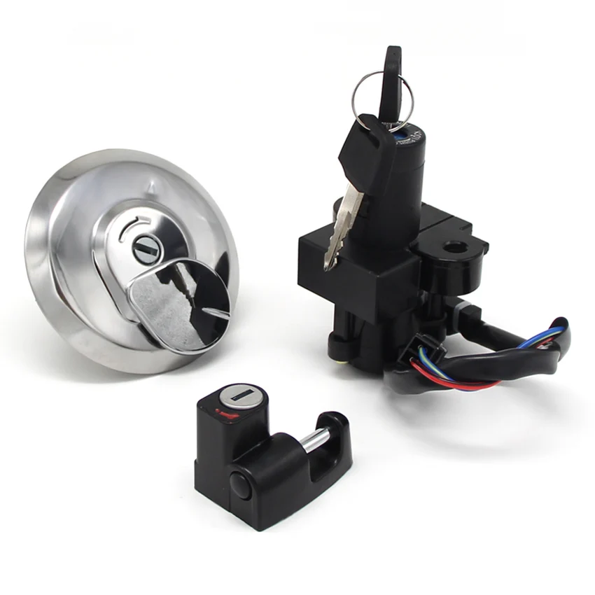 Переключатель зажигания мотоцикла, крышка бензобака, набор ключей для блокировки сиденья для Honda CLR125 City Fly 1998 XR125L 35010-KFT-620