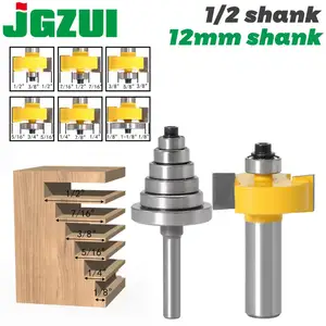 Фреза Rabbet с хвостовиком 6 элементов-хвостовик 12 дюйма, хвостовик 12 мм, фреза для деревообработки, инструменты для деревообработки