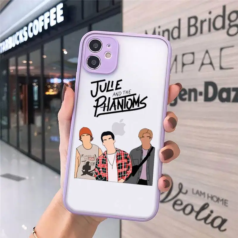 

American TV Julie and the Phantoms Phone Cases matte transparent For iphone 7 8 11 12 plus mini x xs xr pro max cover