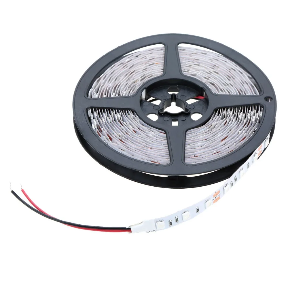 

SMD 5050 60LEDs/m 5m/lot LED Blue Fiexble Strip Light with 12V 5A Adapter for Bar Hotel Restaurant