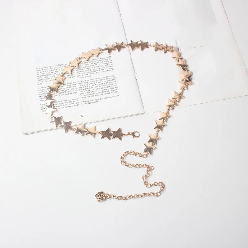 Женские рисунок звездочка цепной привод золота дизайнерские классные женские