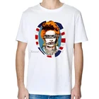 Футболка мужская с надписью God Save The Dame, Повседневная хлопковая рубашка с короткими рукавами, с круглым вырезом, уличная одежда