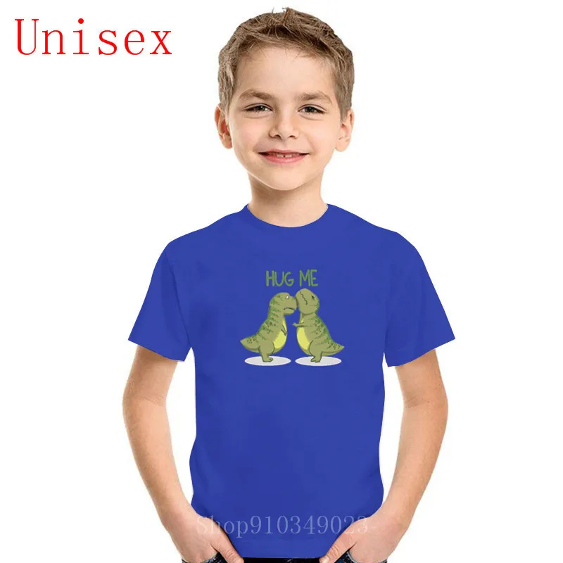Футболка детская летняя с принтом в виде симпатичного динозавра для мальчиков и