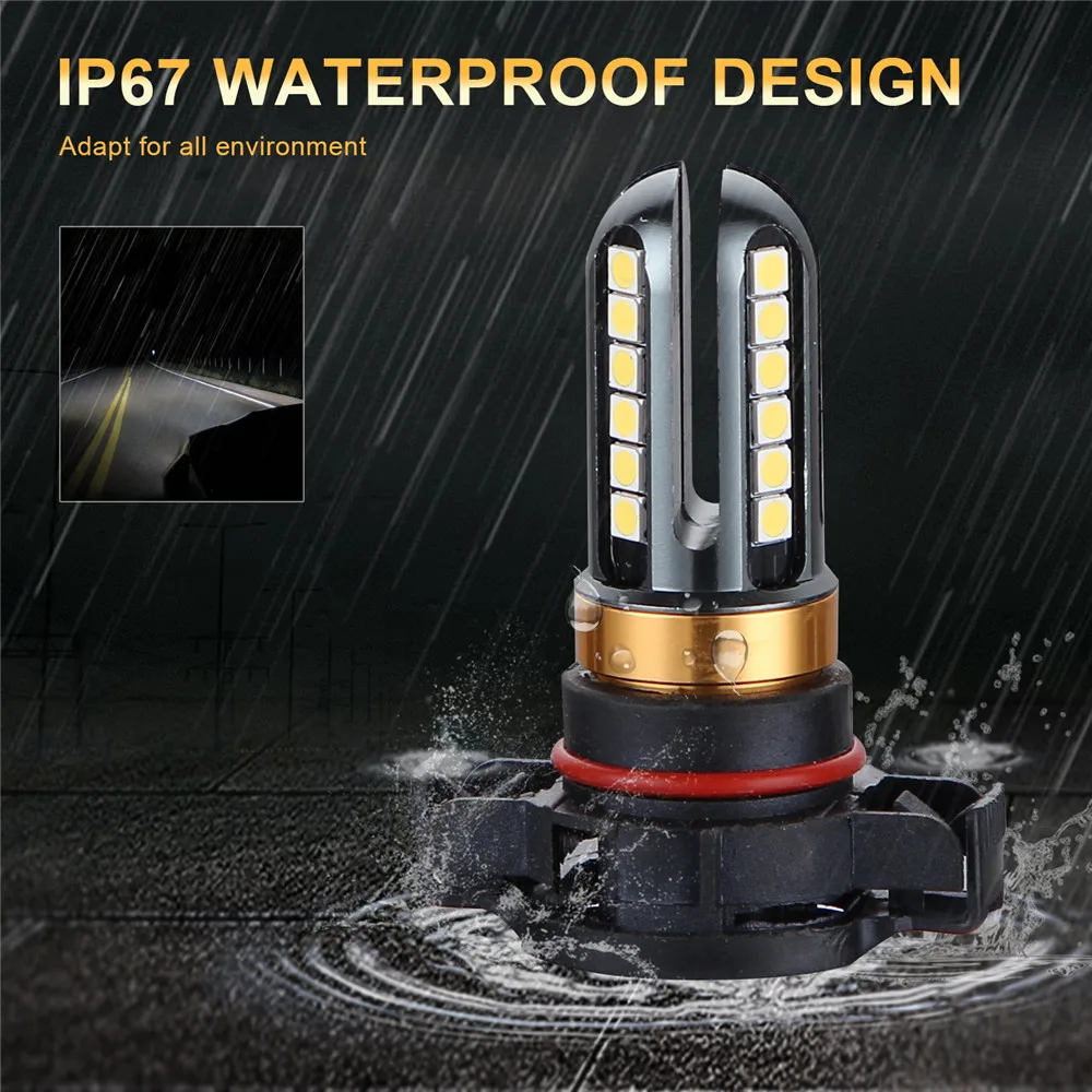 Из 2 предметов автомобилей головной светильник H8 светодиодный H11 H16 5202 9005 9006 72 Вт