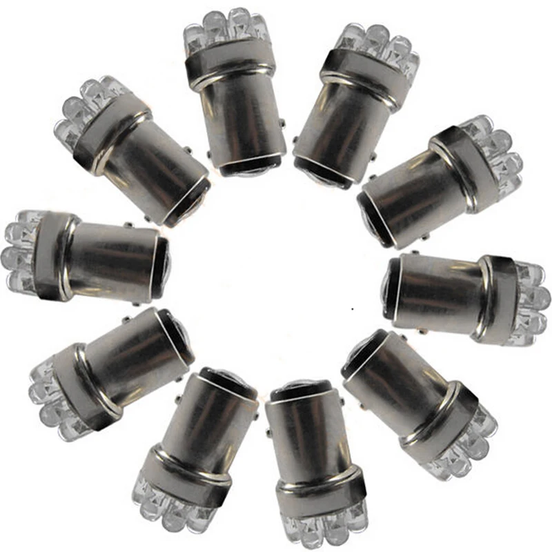 

1pcs Practical Replacement Car Stop Tail Bulb Lamps G18 1157 9 LED White Car LED Lights Car