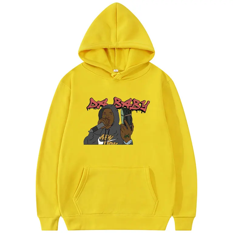 

Rapper Dababy Print Hoodie Men Fashion Hip Hop Streetwear Personality Hoodies Women Casual Clothes Fleece Cotton Clothing Tops