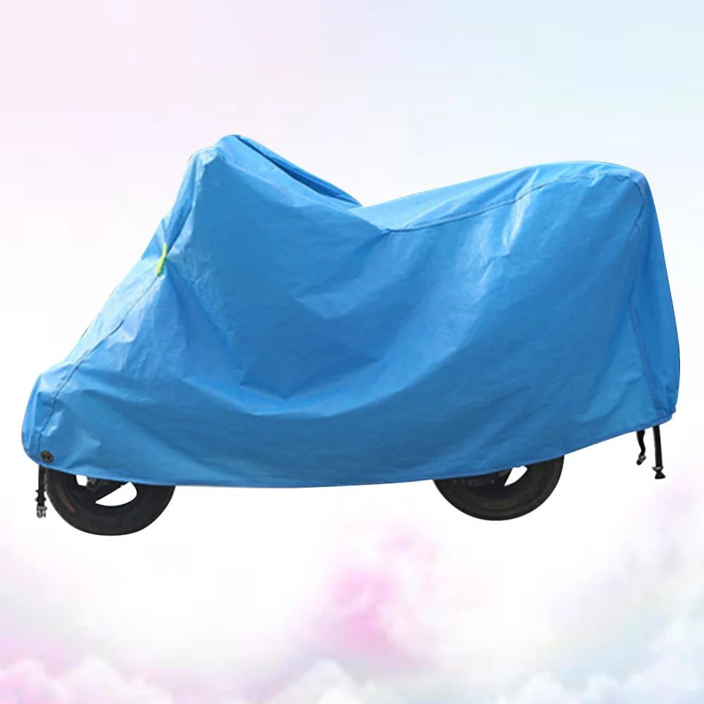 

Electric Outdoor Cover Motorcycle Hood Sun Block Snowproof Motorbike Protector - Size (Grey)
