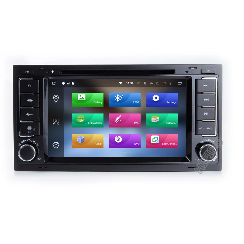 DSP 2 Din 7 ''Android 10 IPS автомобильный DVD плеер GPS навигатор для VW/Volkswagen/Touareg/Transporter T5 с