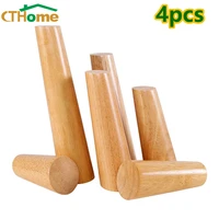 4pcs solid wood furniture leg table feets wooden cabinet coffee table legs fashion furniture hardware replacement for sofa bed