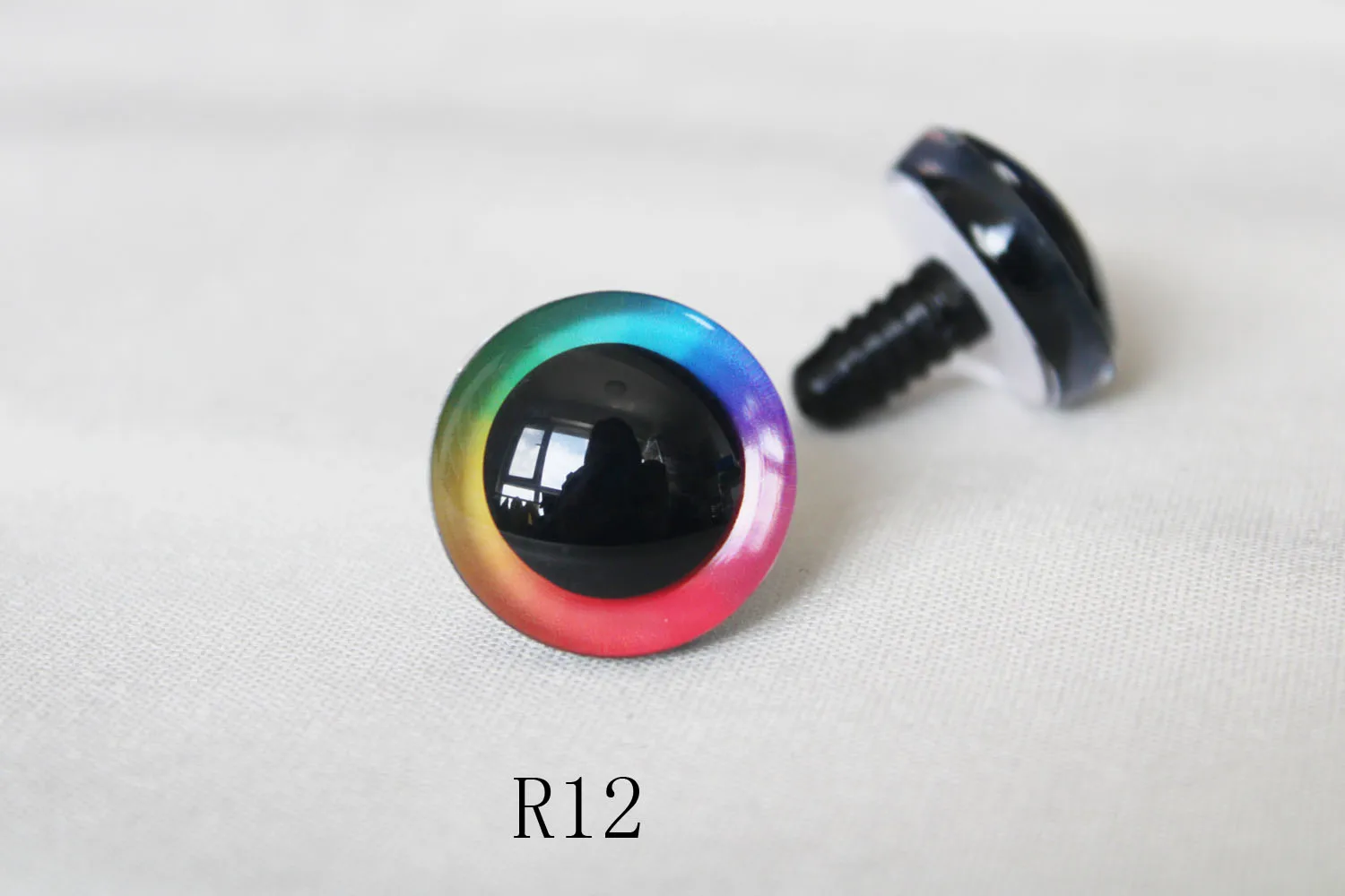20pcs/lot new 9MM --35mm 3D rainbow colors toy safety eyes Rainbow doll + washer for diy plush doll--R12 | Игрушки и хобби