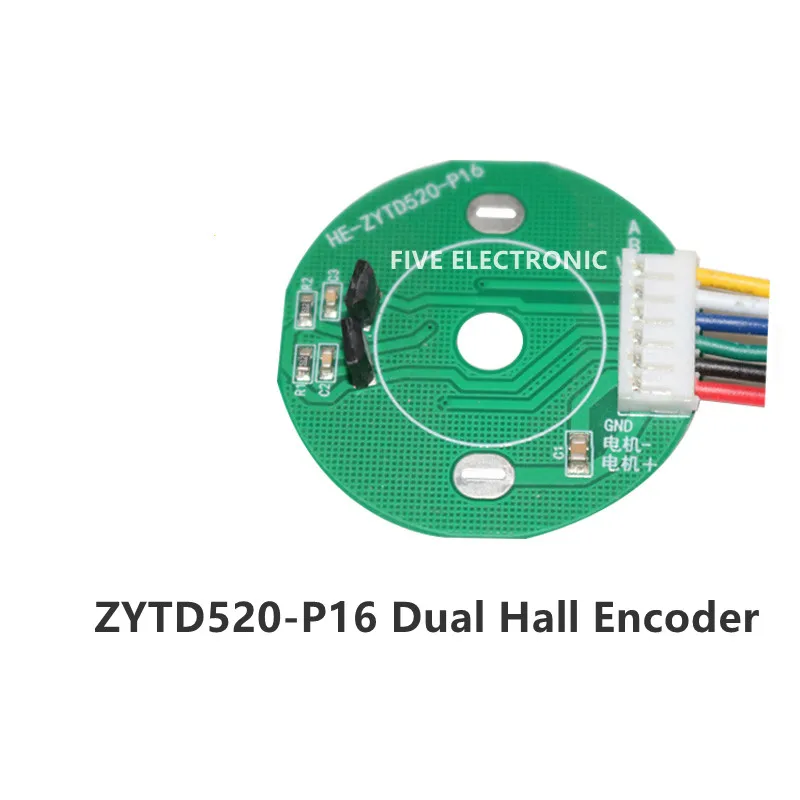 ZYTD520-P16 кодовая плата двойного холла магнитный датчик направления скорости