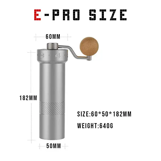 1 шт. MYM55pro кофемолка из Нержавеющей Стали Портативная кофейная мельница мини-кофемолка Супер Ручные кофейные инструменты рекомендуем