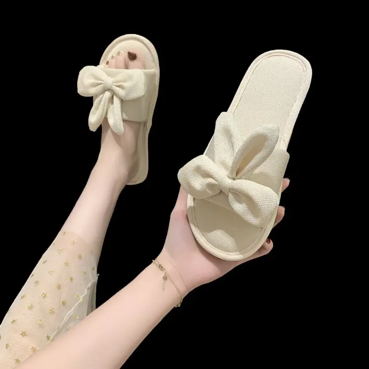 Home Cute Short Plush Cotton Slippers Ladies Autumn and Winter Comfortable Slippers Furry Slippers Women Fashion Women's Shoes