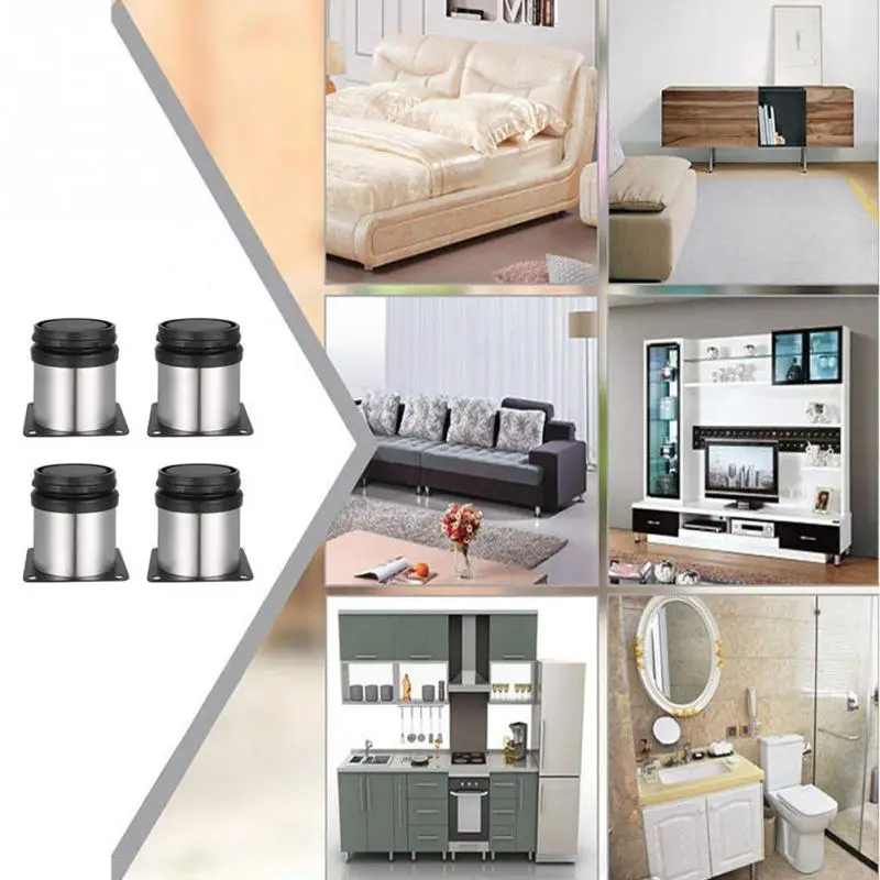 Круглые многофункциональные ножки из нержавеющей стали для шкафа стола кухни