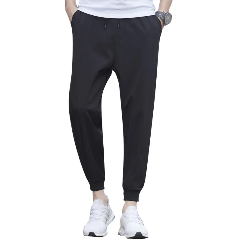 Брюки-шаровары женские с поясом на резинке черные/темно-серые камуфляжные |