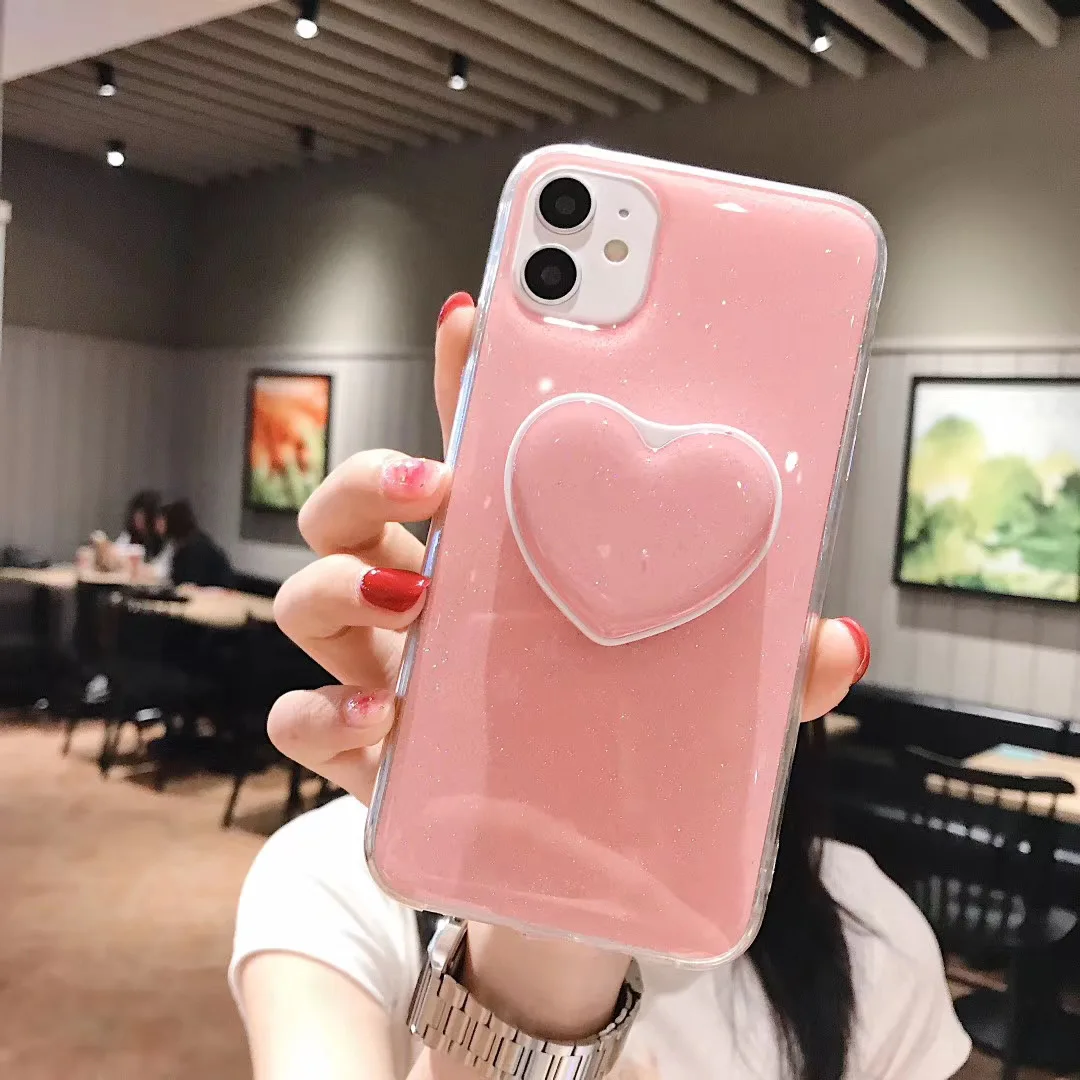 Чехол для Телефона IPhone 12 13 11 Pro Max 6 7 8 Plus Xsmax Xr милый противоударный чехол-подставка