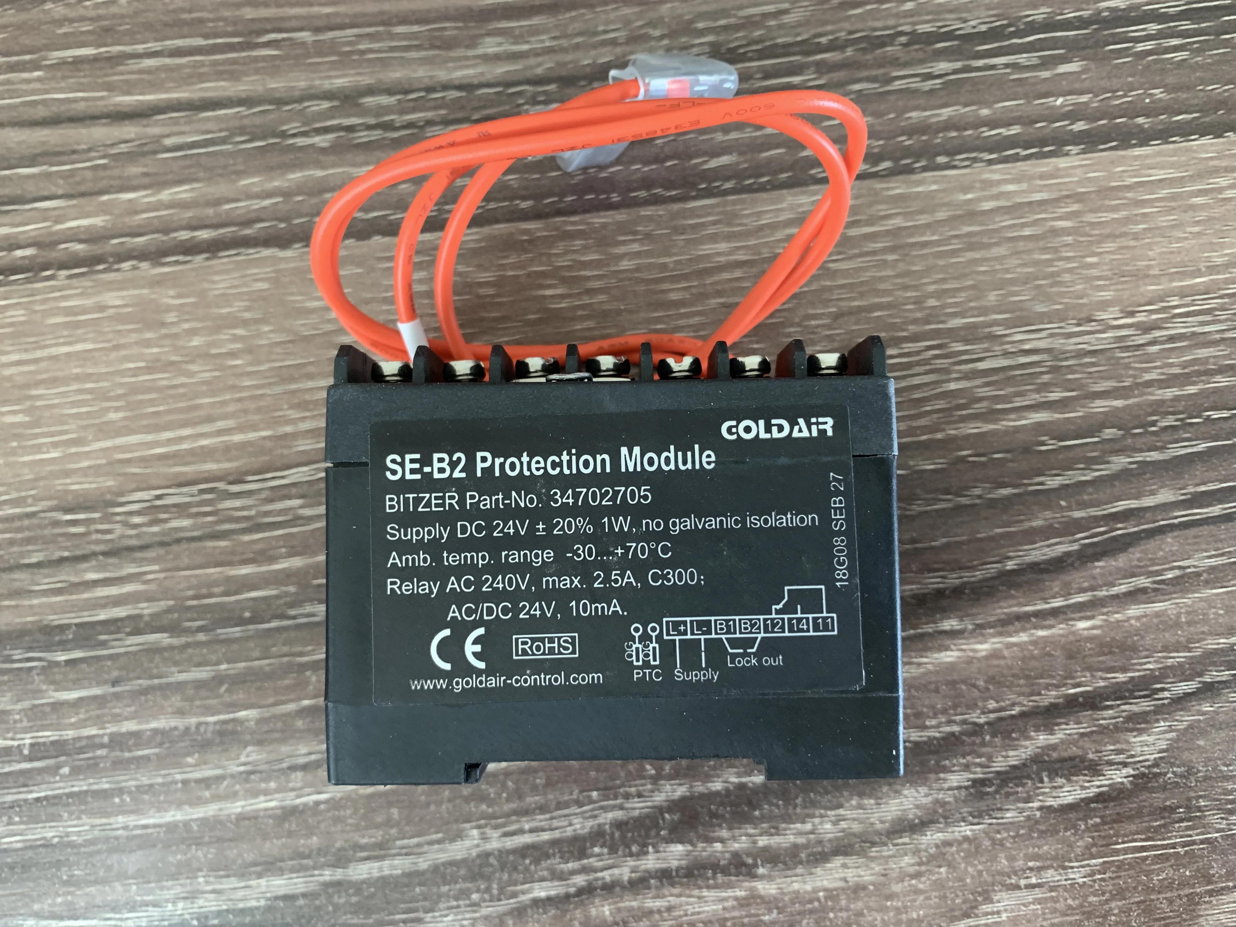 

Модуль защиты компрессора для bitzer 24 в пост. Тока SE-B2, арт. 34702705