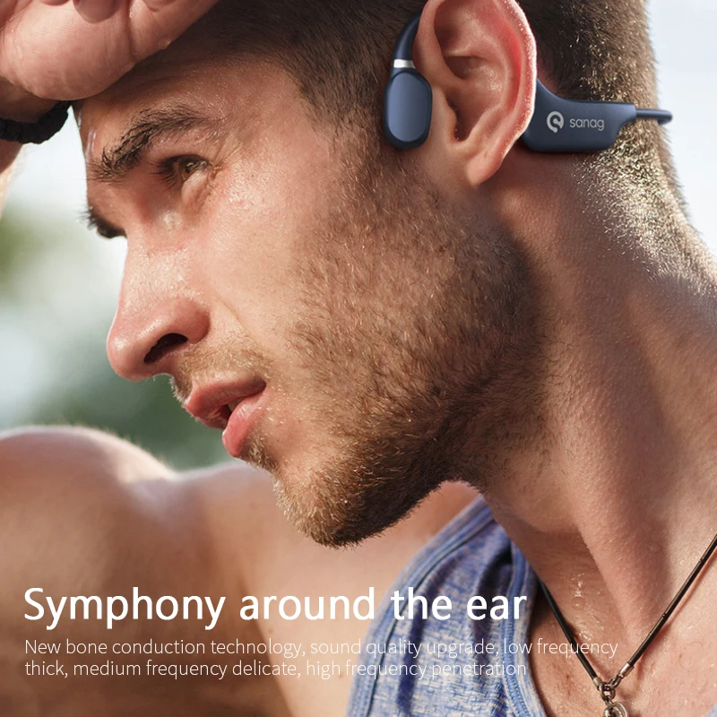 

Headphone Conceptual Bone Conduction Earphones Touch Earphone Bluetooth Wireless Headphones Headset TWS Sport Waterproof Earbud