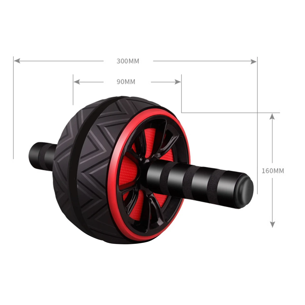 Abdominal Roller Exercise Wheel Arms Back Belly Muscle Trainer Fitness Mute | Ab Rollers