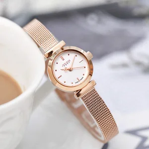 Часы наручные женские кварцевые из нержавеющей стали, модные деловые мини-часы в японском стиле, подарок на день Святого Валентина с коробкой