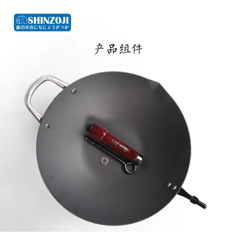 Старые титановые кастрюли для приготовления пищи без лампчерного покрытия