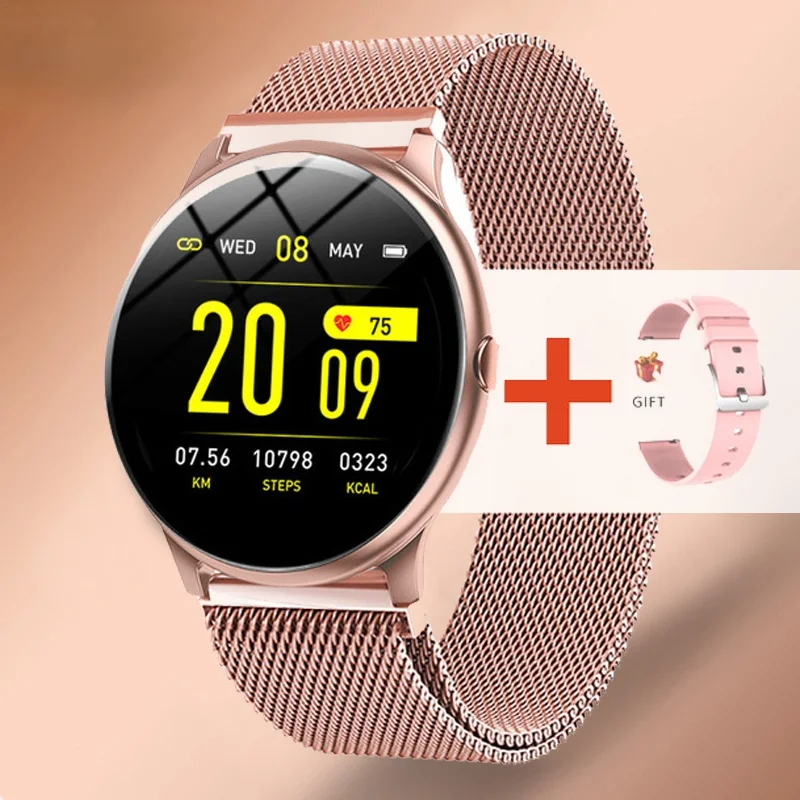 Women Smart Watch Real-time Weather Forecast Activity Tracker Heart Rate Monitor Sports Ladies Smart Watch Men For Android IOS men s and women s sports smart watch bracelet with heart rate monitoring and real time weather forecast function android ios
