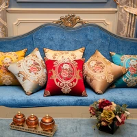 luxury style sofa cushion cover pillow case embroidery decorative cushions for living room home decor decorative pillows case