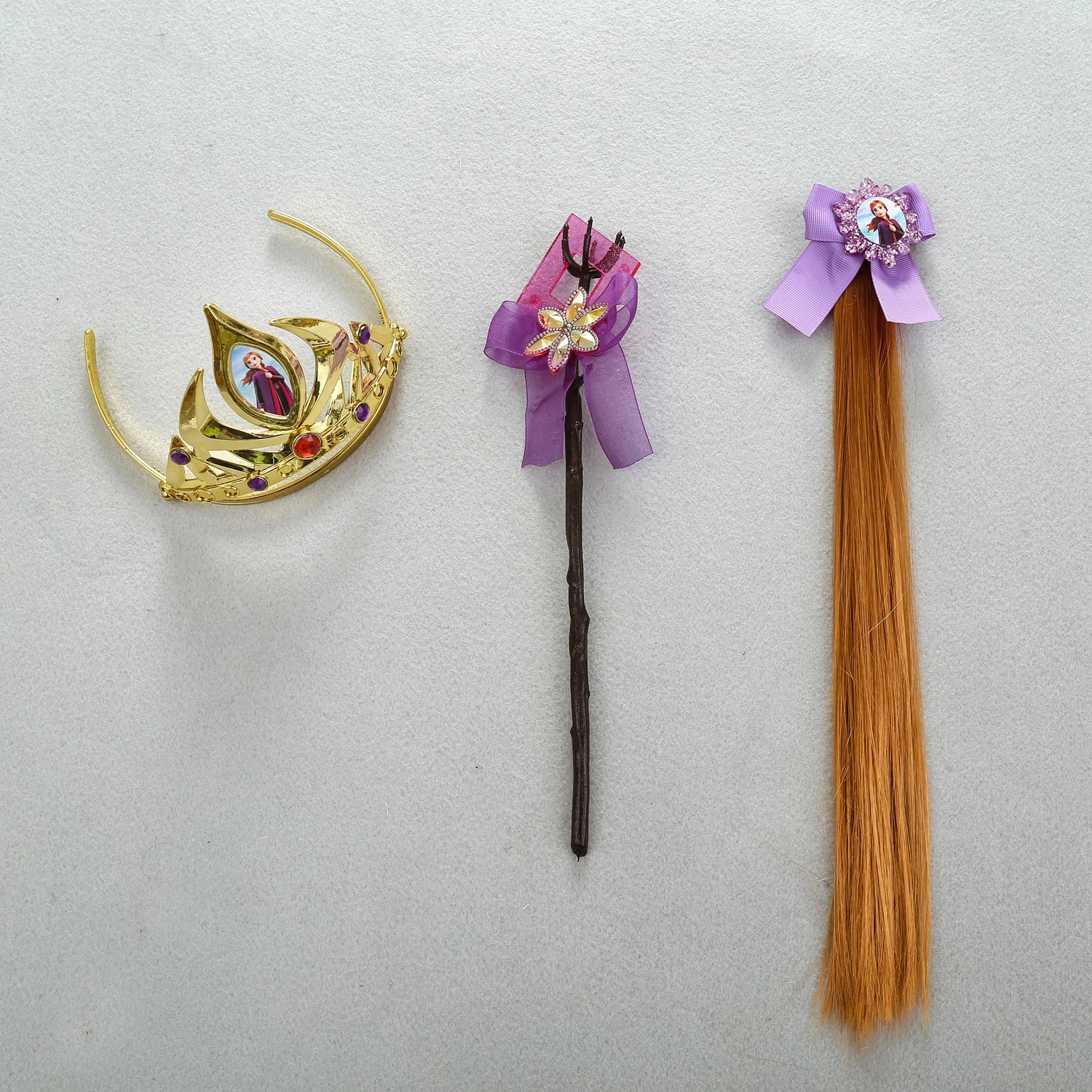 Детские аксессуары для волос Frozen 2 ободок принцессы Эльзы Анны и парик с короной