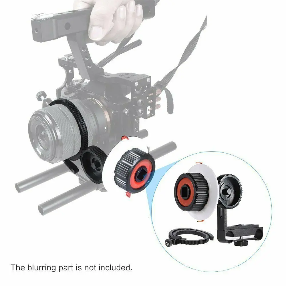 

VD-F0 Video Record Follow Focus with Gear Ring Belt Clamp for DSLR SLR Camera