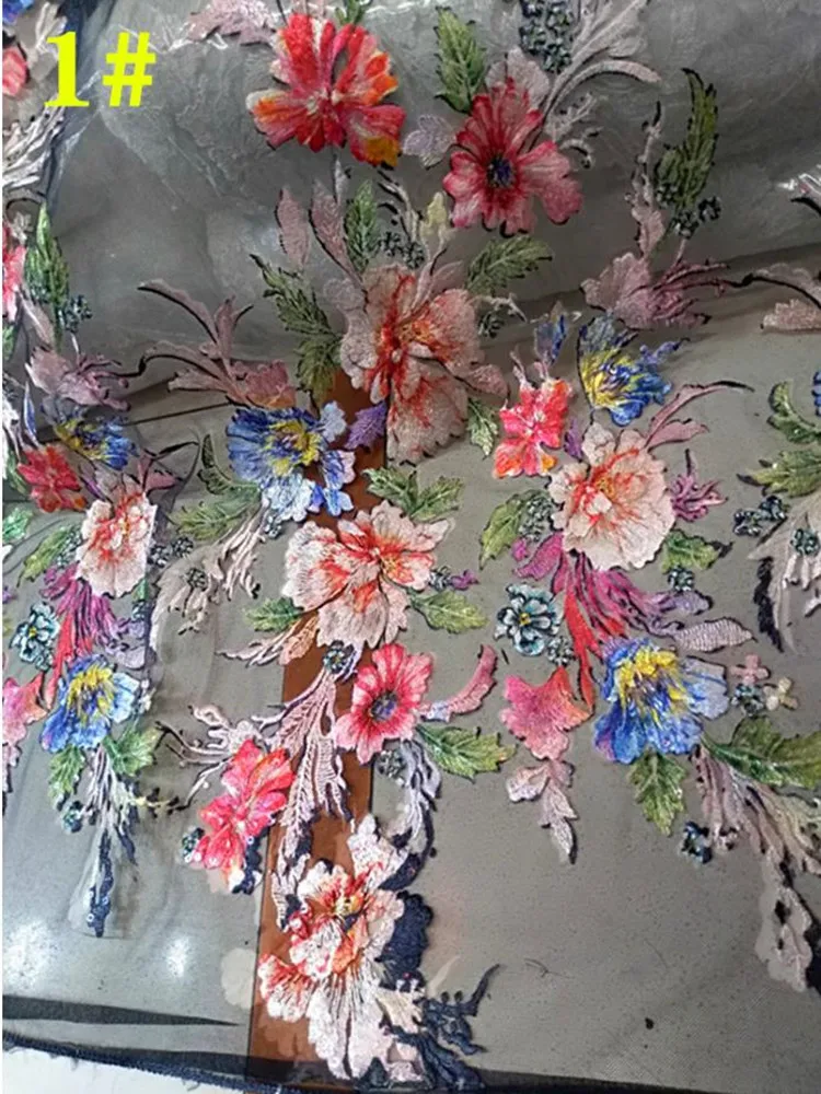 Новое многострочное вышитое пайетками французское Сетчатое кружевное платье в