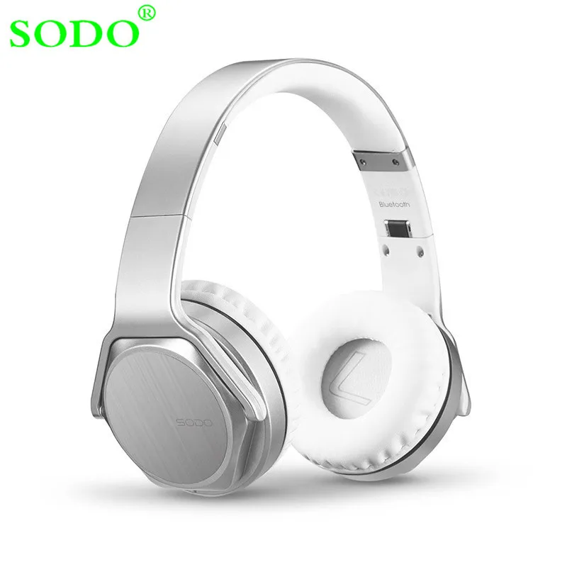 2 в 1 Наушники Bluetooth колонки SODO Складная NFC Hi Fi стерео Беспроводной Накладные