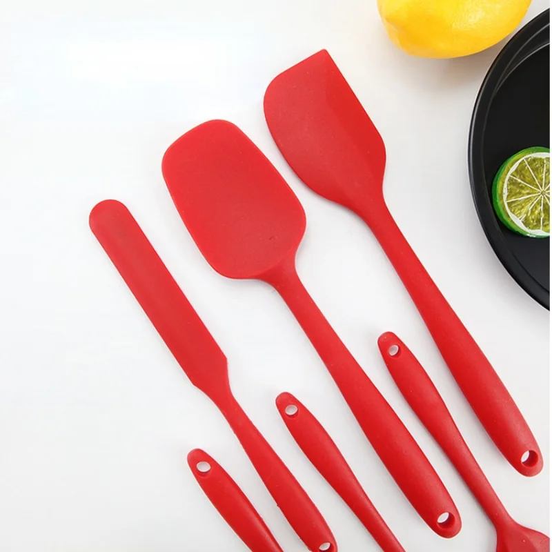 

Silicone Heat Resistant Non-Stick Kitchen Utensils Sets Cream Scraper Spatula Cake Tools Pastry Cooking Tools Gadget Accessories