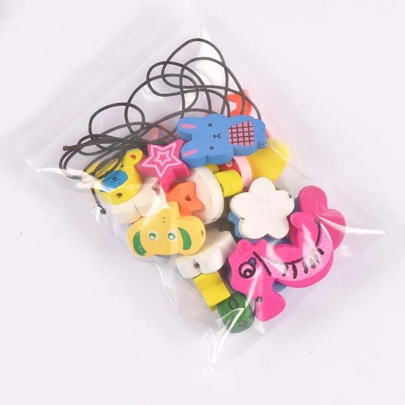 25 шт случайных миксов животных красочные деревянные бусины для украшений детей своими руками изготовления детского ожерелья деревянные украшения М2652.