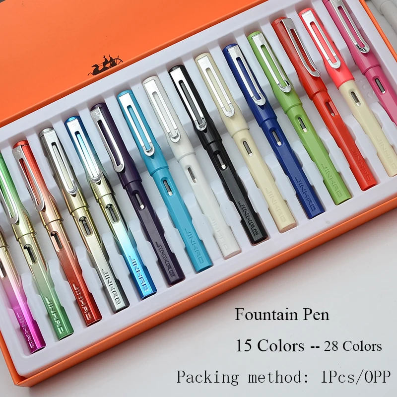 

High Quality Fountain Pen 0.38MM Ink Pen Office School Supplies Writing Pens jinhao 599A
