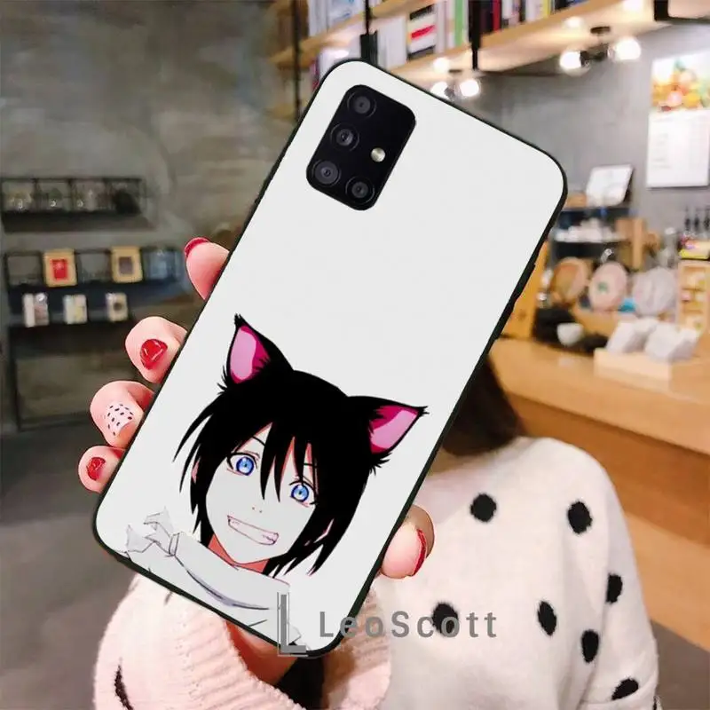 

Yato noragami Phone Case For Samsung A50 A51 A52 A71 A31 A21S S8 S9 S10 S20 S21 Plus Fe Ultra