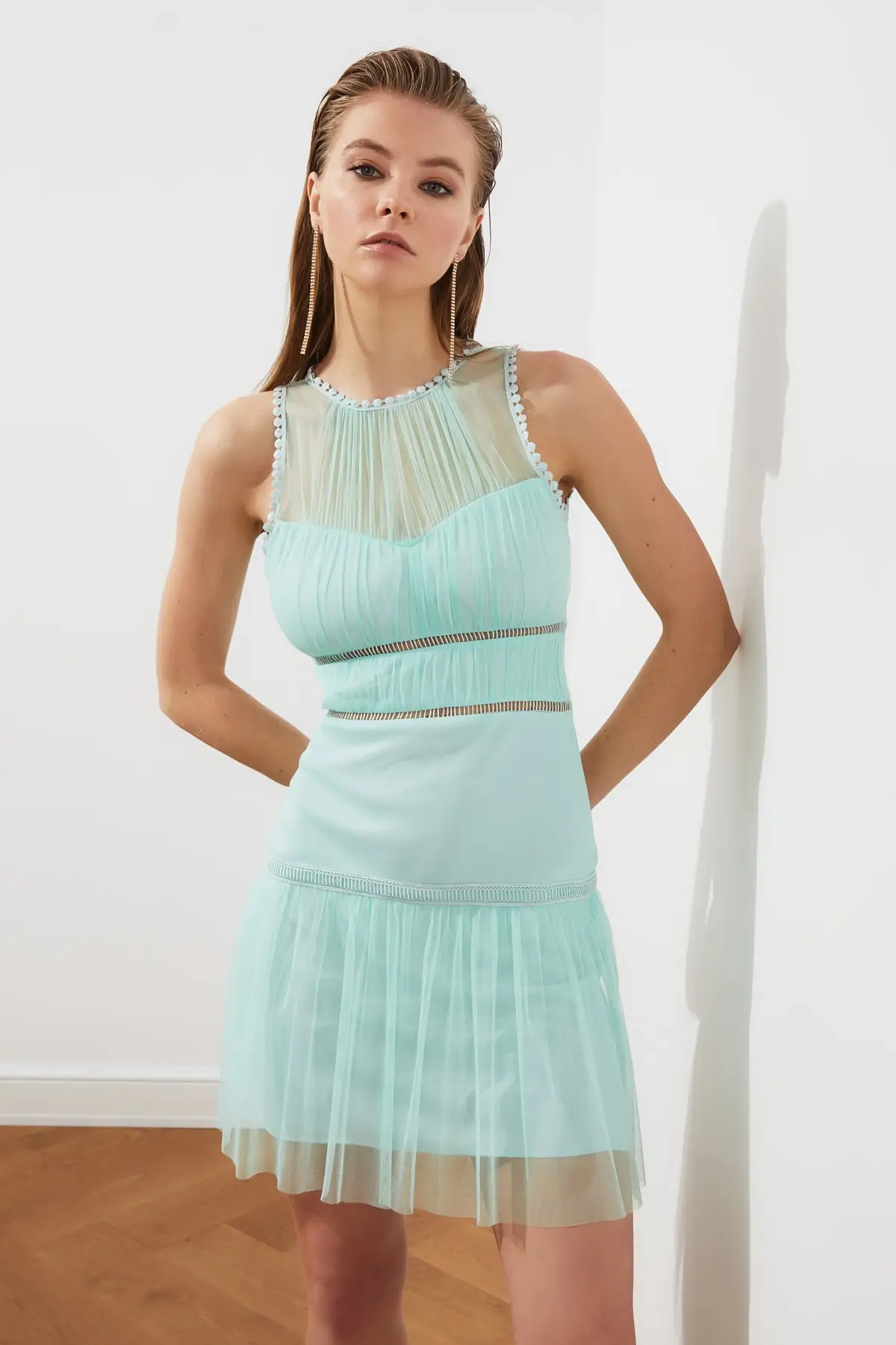 

Trendyol Collar Detail Dress TPRSS21EL2035