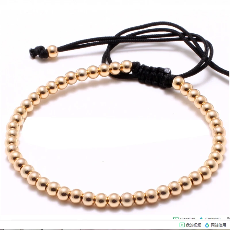 Браслеты из нержавеющей стали для мужчин и женщин ювелирные украшения бисера под