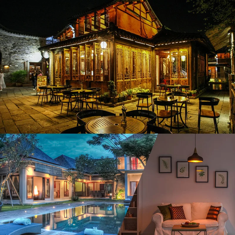 

Solar Powered Lanterns Lamps Bulbs Hanging Light Decorative for Garden Backyard TP899