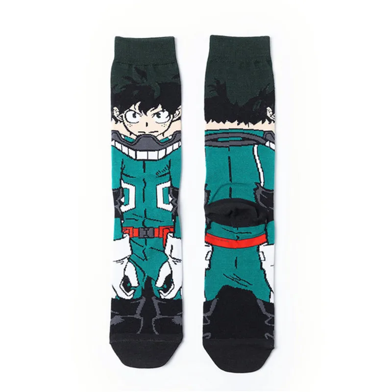 Носки с героями аниме Моя геройская Академия Bakugou Katsuki Might Todoroki Shoto Midoriya Izuku Косплей