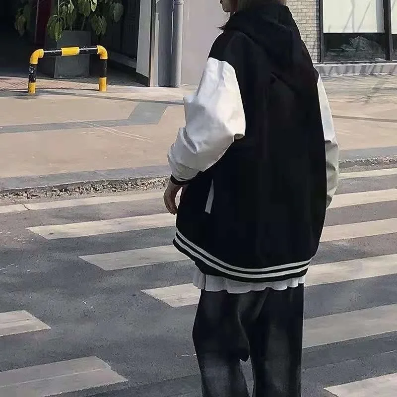 Куртка в стиле High Street Ins Женская свободная универсальная Студенческая